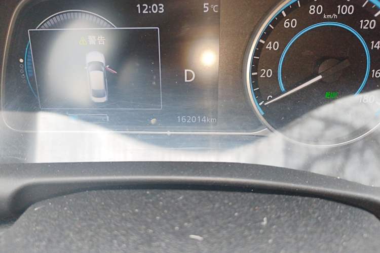 Used Nissan Sylphy EV 2018 Comfort Edition Customized Version Odometer Close Up