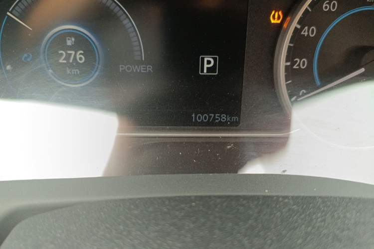 Used Nissan Sylphy EV 2018 Smart Edition Custom Version Odometer Close Up