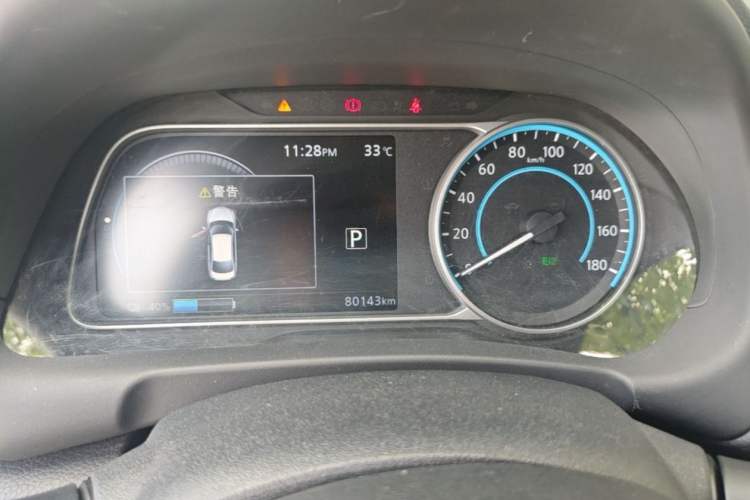 Used Nissan Sylphy EV 2018 Smart Edition Custom Version Odometer Close Up