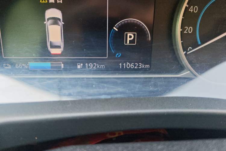 Used Nissan Sylphy EV 2018 Smart Edition Odometer Close Up
