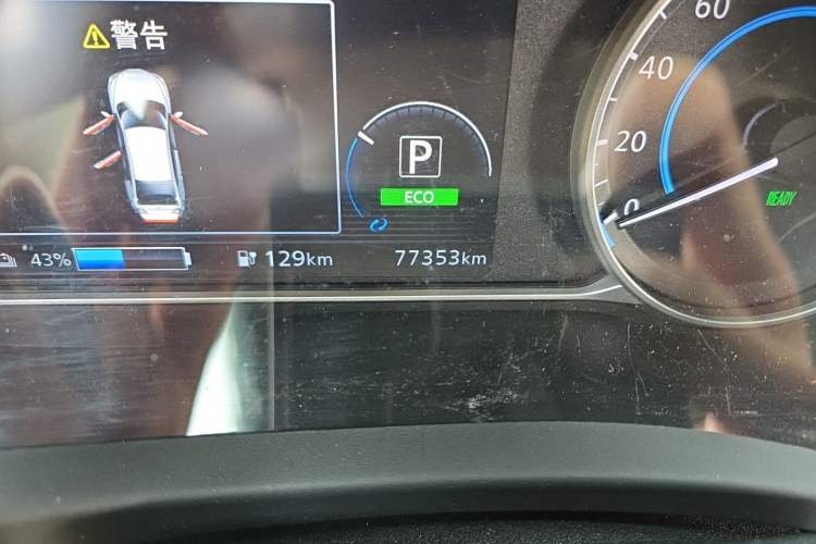 Used Nissan Sylphy EV 2018 Smart Edition Odometer Close Up