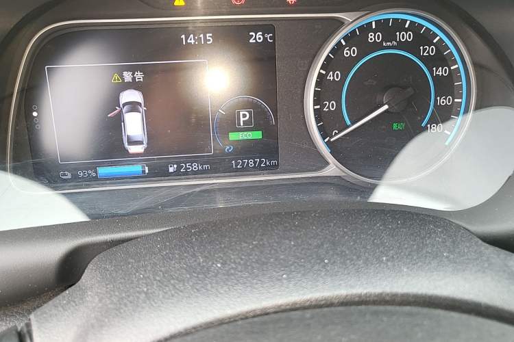 Used Nissan Sylphy EV 2018 ZhiZun Edition Odometer Close Up