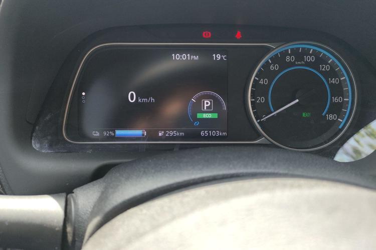 Used Nissan Sylphy EV 2018 Smart Edition Odometer Close Up