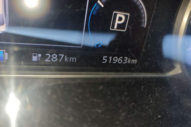 Used Nissan Sylphy EV 2018 Smart Edition Odometer Close Up