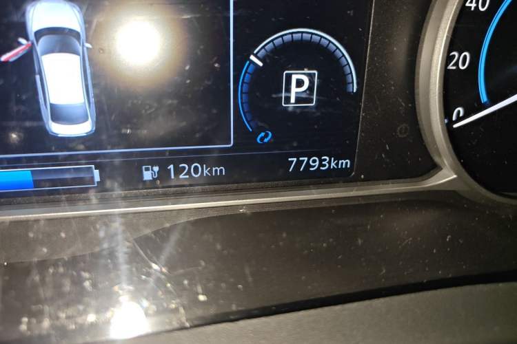 Used Nissan Sylphy EV 2020 Comfort Edition Odometer Close Up