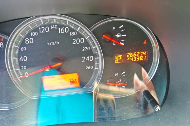 Used Nissan Teana 2008 Duke 2.5L XV Luxury Edition Odometer Close Up