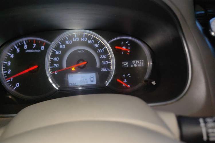Used Nissan Teana 2008 2.0L XL Comfort Edition Odometer Close Up