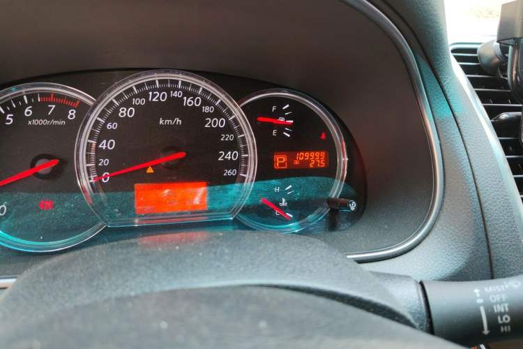 Used Nissan Teana 2008 Duke 2.5L XV Luxury Edition Odometer Close Up