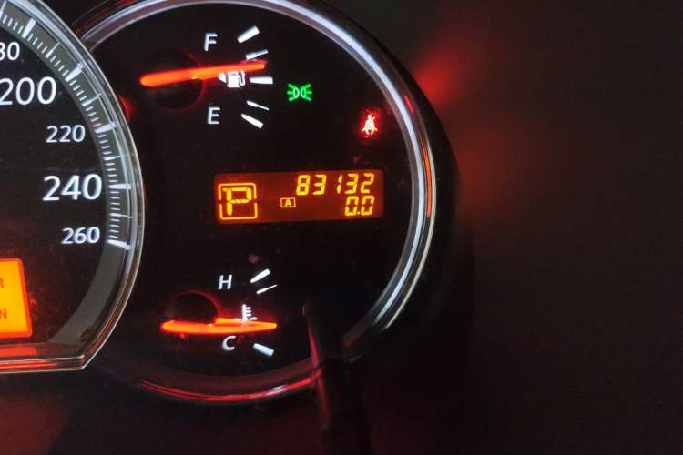 Used Nissan Teana 2008 Duke 2.5L XV Luxury Edition Odometer Close Up
