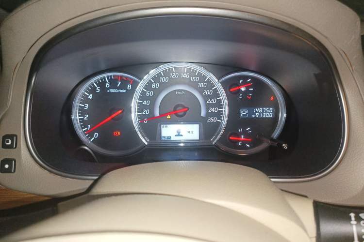 Used Nissan Teana 2010 2.5L XL Anniversary Edition Odometer Close Up