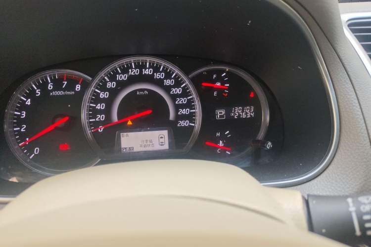 Used Nissan Teana 2011 2.5L XL Advanced Edition Odometer Close Up