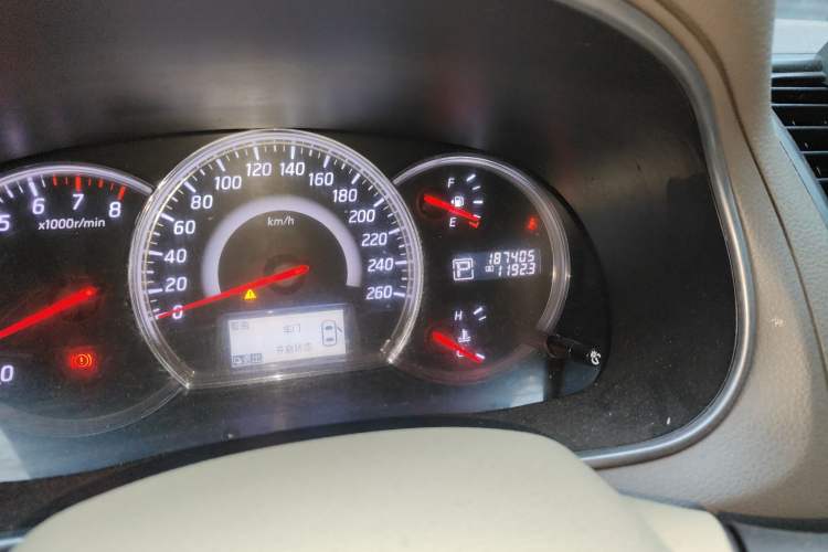Used Nissan Teana 2011 2.0L XL Comfort Edition Odometer Close Up