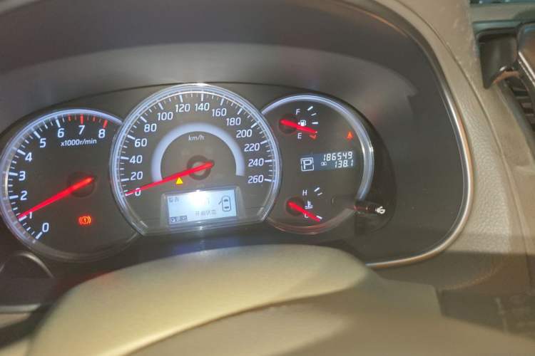 Used Nissan Teana 2011 2.0L XL Comfort Edition Odometer Close Up