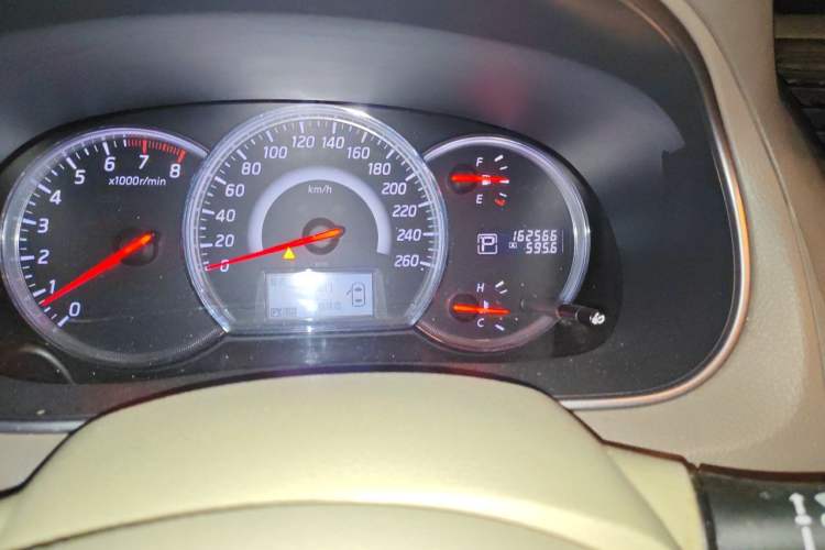 Used Nissan Teana 2011 2.5L XL Glory Edition Odometer Close Up