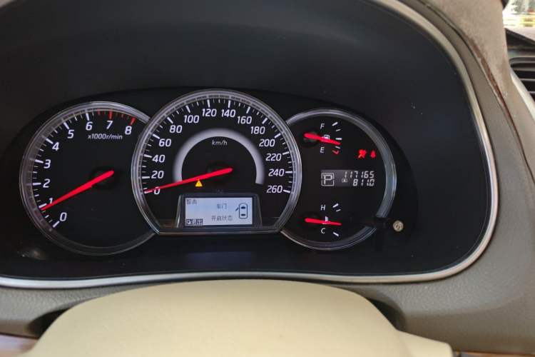 Used Nissan Teana 2011 2.0L XL Comfort Edition Odometer Close Up