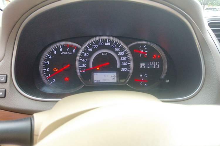 Used Nissan Teana 2011 2.5L XL Glory Edition Odometer Close Up