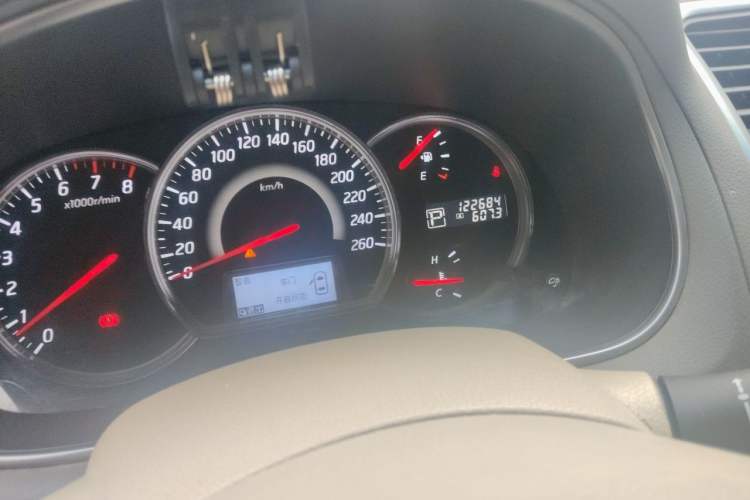 Used Nissan Teana 2011 2.0L XL Comfort Edition Odometer Close Up