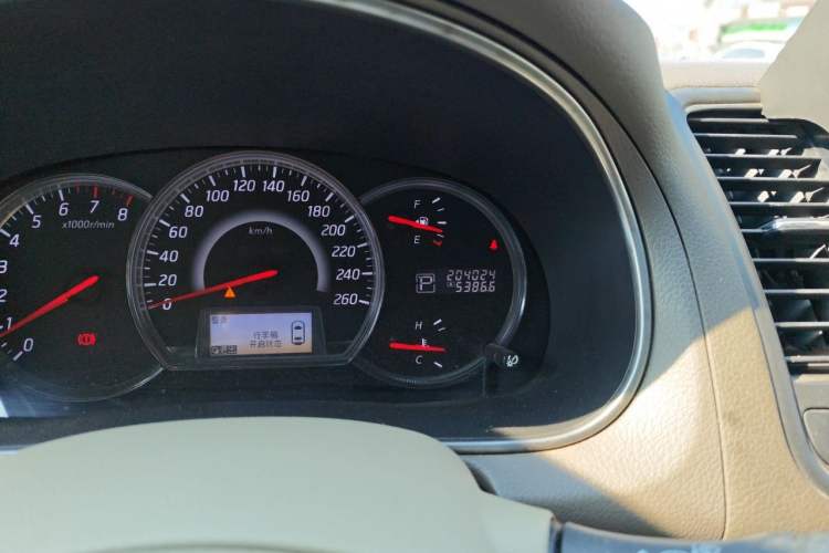 Used Nissan Teana 2011 2.0L XL Comfort Edition Odometer Close Up