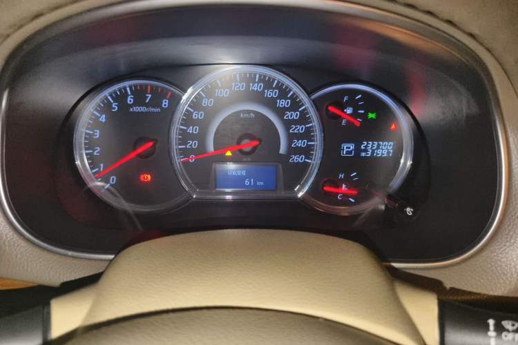 Used Nissan Teana 2011 2.0L XL Glory Edition Odometer Close Up