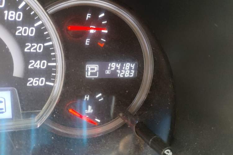 Used Nissan Teana 2011 2.0L XL Glory Edition Odometer Close Up