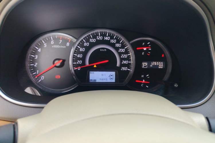 Used Nissan Teana 2011 Duke 2.5L XV VIP Prestige Edition Odometer Close Up