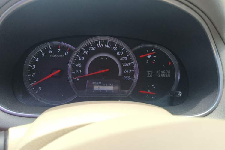 Used Nissan Teana 2011 2.0L XL Comfort Edition Odometer Close Up