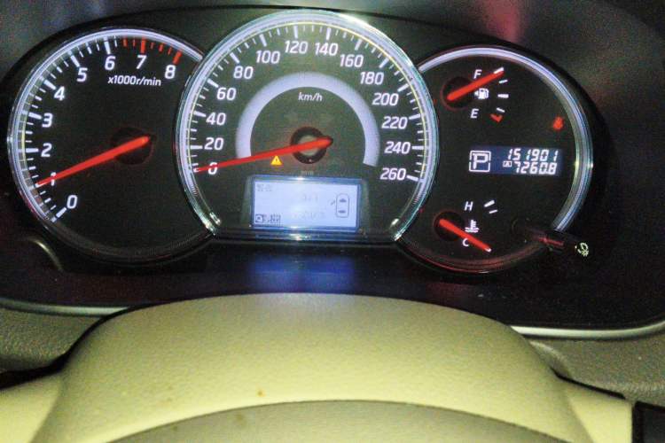 Used Nissan Teana 2011 2.0L XL Comfort Edition Odometer Close Up
