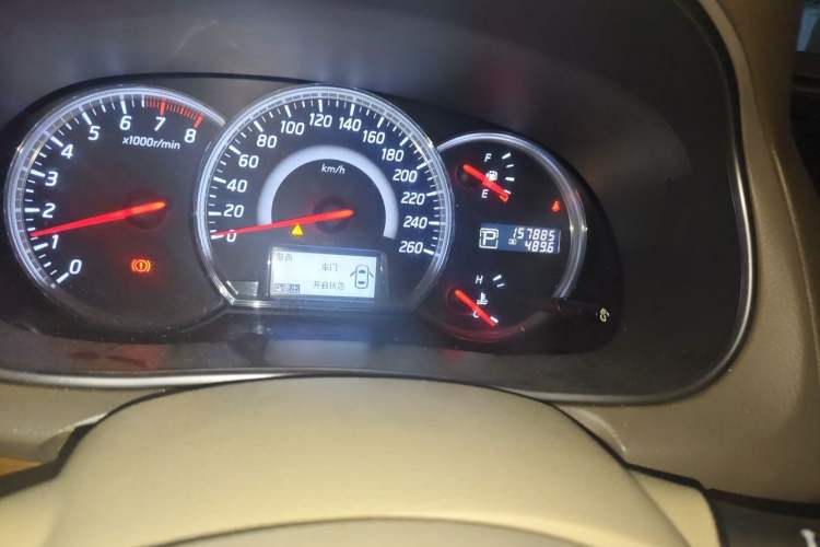 Used Nissan Teana 2011 2.5L XL Glory Edition Odometer Close Up