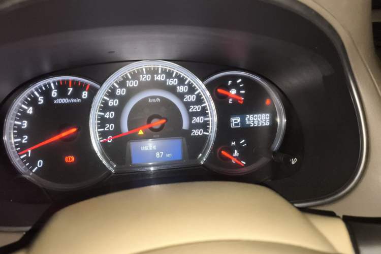 Used Nissan Teana 2011 2.0L XL Comfort Edition Odometer Close Up
