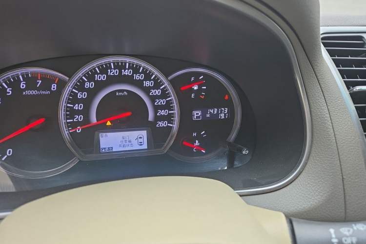 Used Nissan Teana 2011 2.5L XL Glory Edition Odometer Close Up
