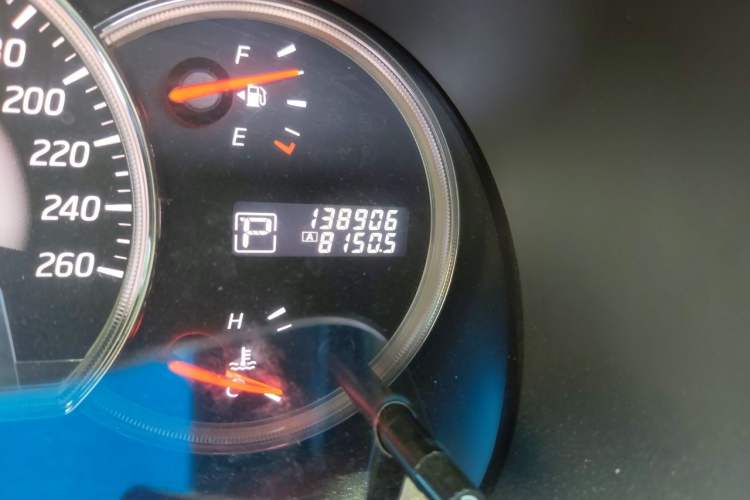 Used Nissan Teana 2012 2.5L XL Smart Enjoyment Version Odometer Close Up