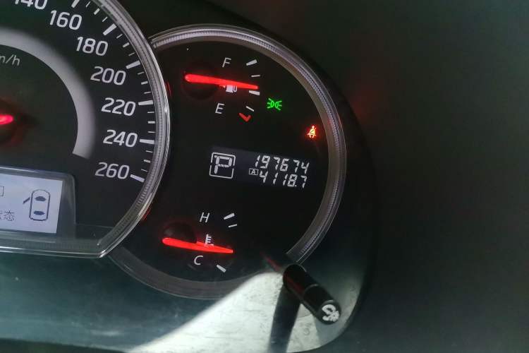 Used Nissan Teana 2012 2.5L XL Smart Enjoyment Version Odometer Close Up