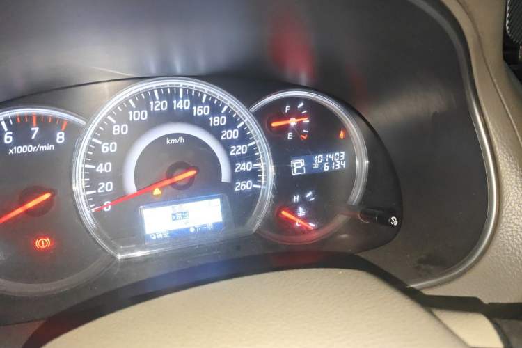 Used Nissan Teana 2012 2.0L XL Smart Enjoyment Version Odometer Close Up