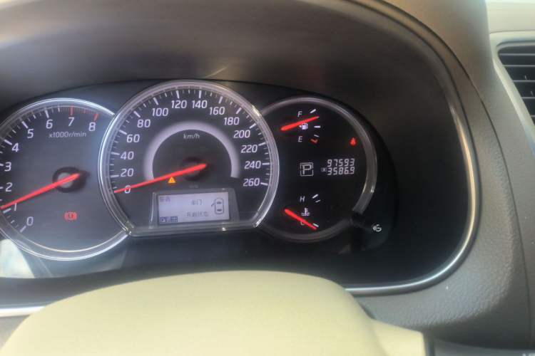 Used Nissan Teana 2012 2.5L XL-NAVI Cloud Security Edition Odometer Close Up