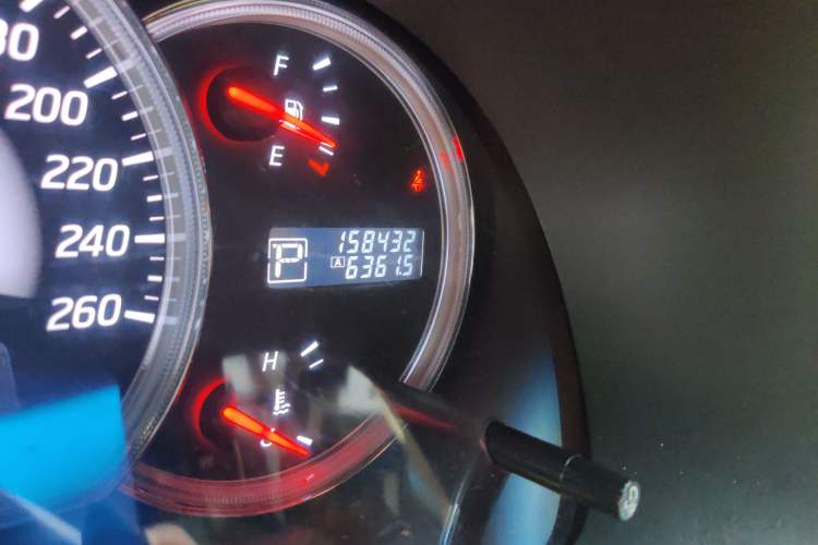 Used Nissan Teana 2012 2.0L XL Smart Enjoyment Version Odometer Close Up