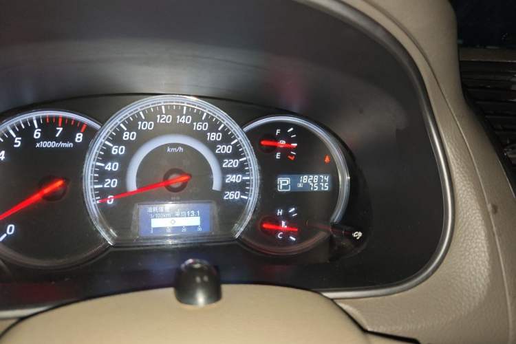 Used Nissan Teana 2012 2.0L XL Smart Enjoyment Version Odometer Close Up