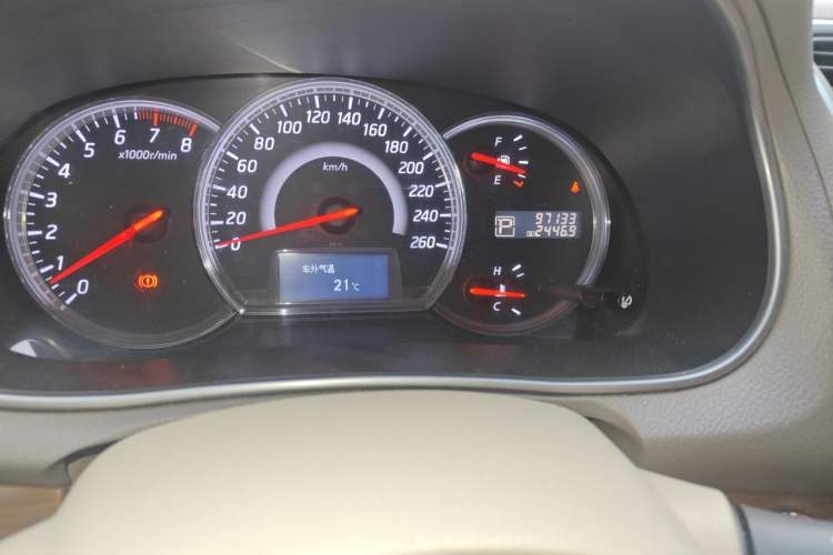Used Nissan Teana 2012 2.5L XL Smart Enjoyment Version Odometer Close Up