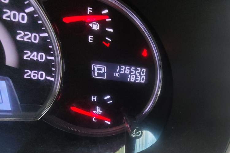 Used Nissan Teana 2012 2.5L XL Smart Enjoyment Version Odometer Close Up
