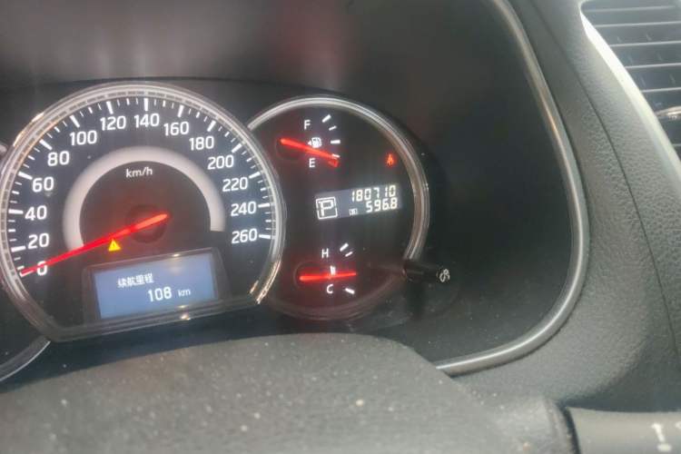 Used Nissan Teana 2012 2.5L XV Cloud Security Edition Odometer Close Up