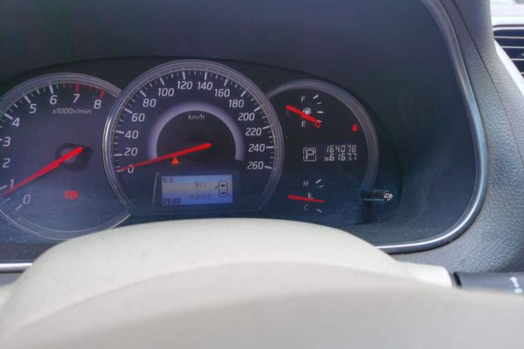Used Nissan Teana 2012 2.0L XL Smart Enjoyment Version Odometer Close Up