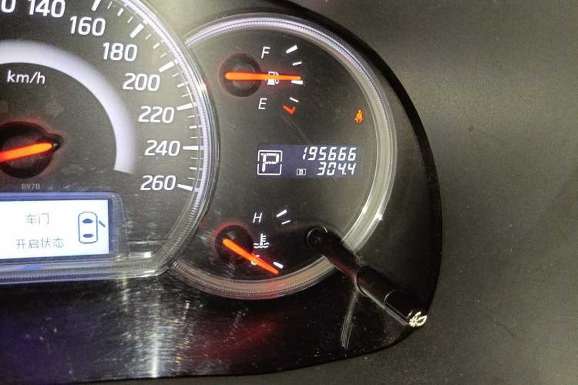 Used Nissan Teana 2012 2.5L XL Smart Enjoyment Version Odometer Close Up