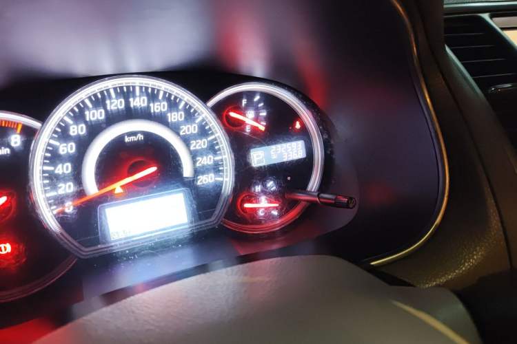 Used Nissan Teana 2012 2.5L XL Smart Enjoyment Version Odometer Close Up