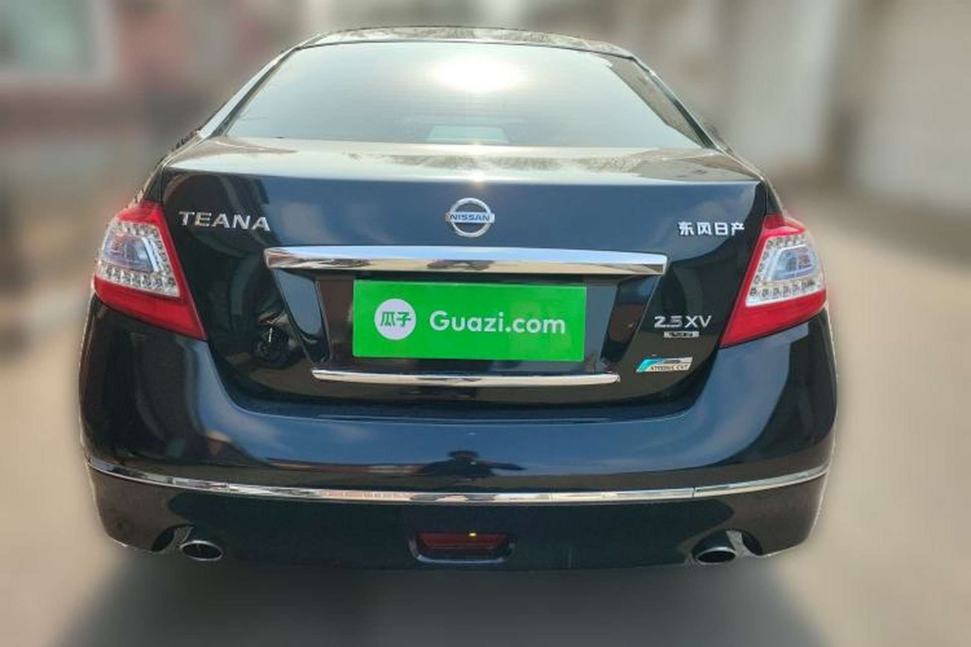 Used Nissan Teana 2012 2.5L XV Cloud Security Edition Rear