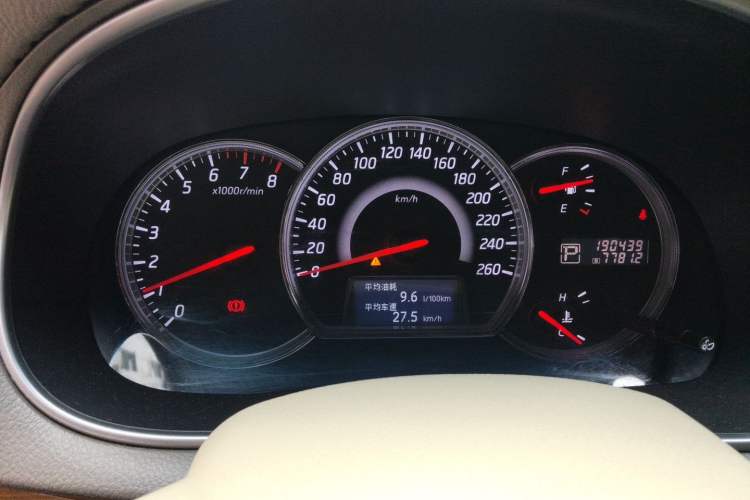Used Nissan Teana 2012 2.0L XL Smart Enjoyment Version Instrument Cluster