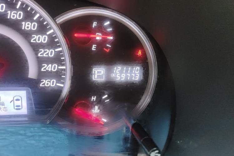 Used Nissan Teana 2012 2.5L XL Smart Enjoyment Version Odometer Close Up