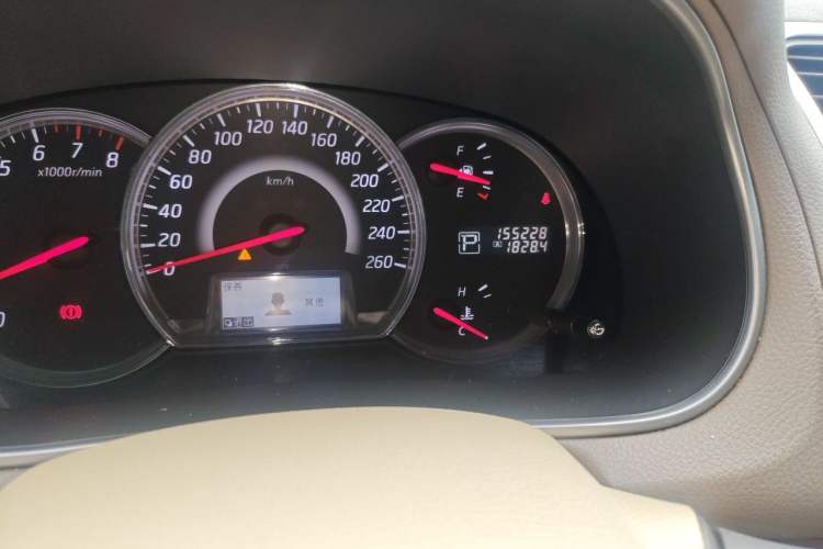 Used Nissan Teana 2012 2.0L XL Smart Enjoyment Version Odometer Close Up