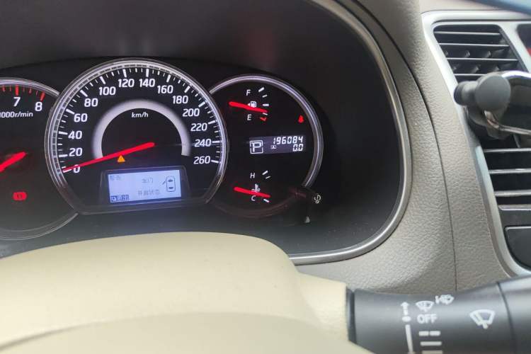 Used Nissan Teana 2012 2.0L XL Smart Enjoyment Version Odometer Close Up
