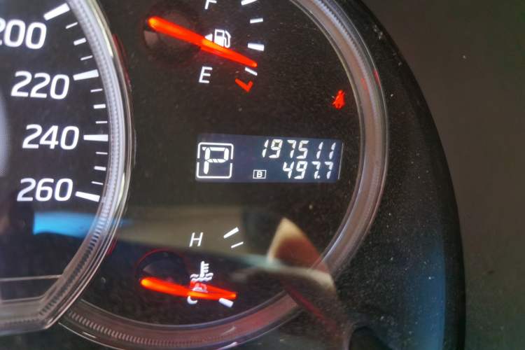 Used Nissan Teana 2012 2.0L XL Smart Enjoyment Version Odometer Close Up