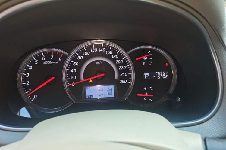 Used Nissan Teana 2012 2.0L XL Smart Enjoyment Version Odometer Close Up