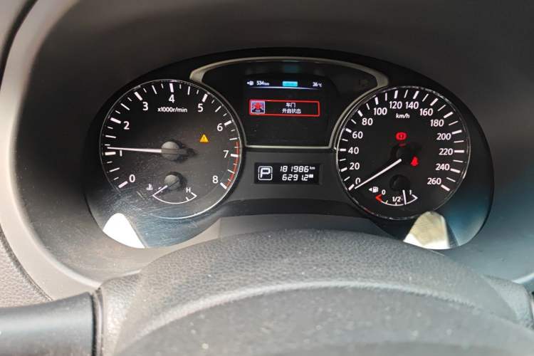Used Nissan Teana 2013 2.0L XL Comfort Edition Odometer Close Up